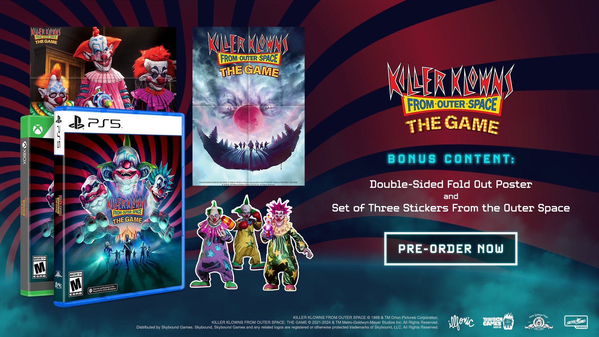 Killer Klowns is getting PHYSICAL for Xbox Series X & Playstation 5 