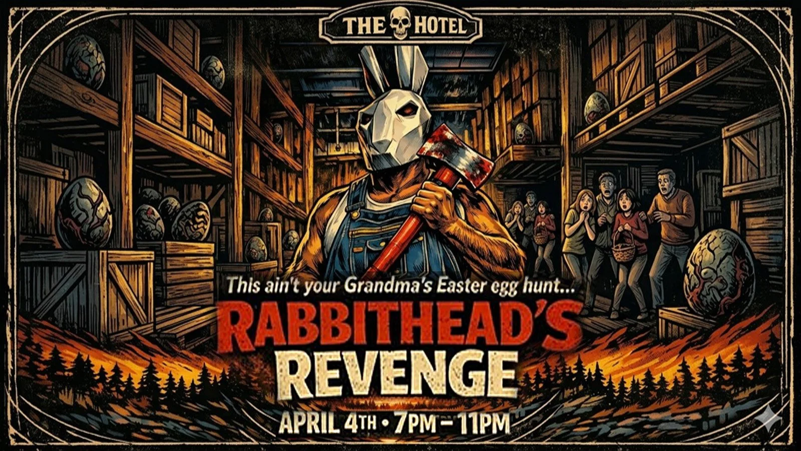 ‘The Hotel’ introduces Rabbit’s Revenge just in time for Easter