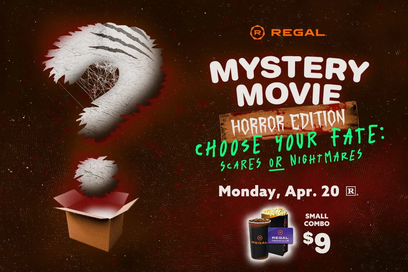 Regal is giving us a choice… Scares or Nightmares?