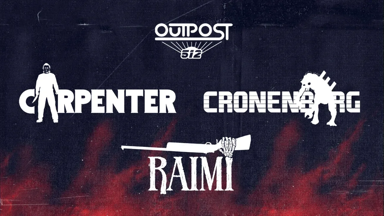 Outpost 512 is hosting a gallery to celebrate the works of Carpenter, Cronenberg, and Raimi