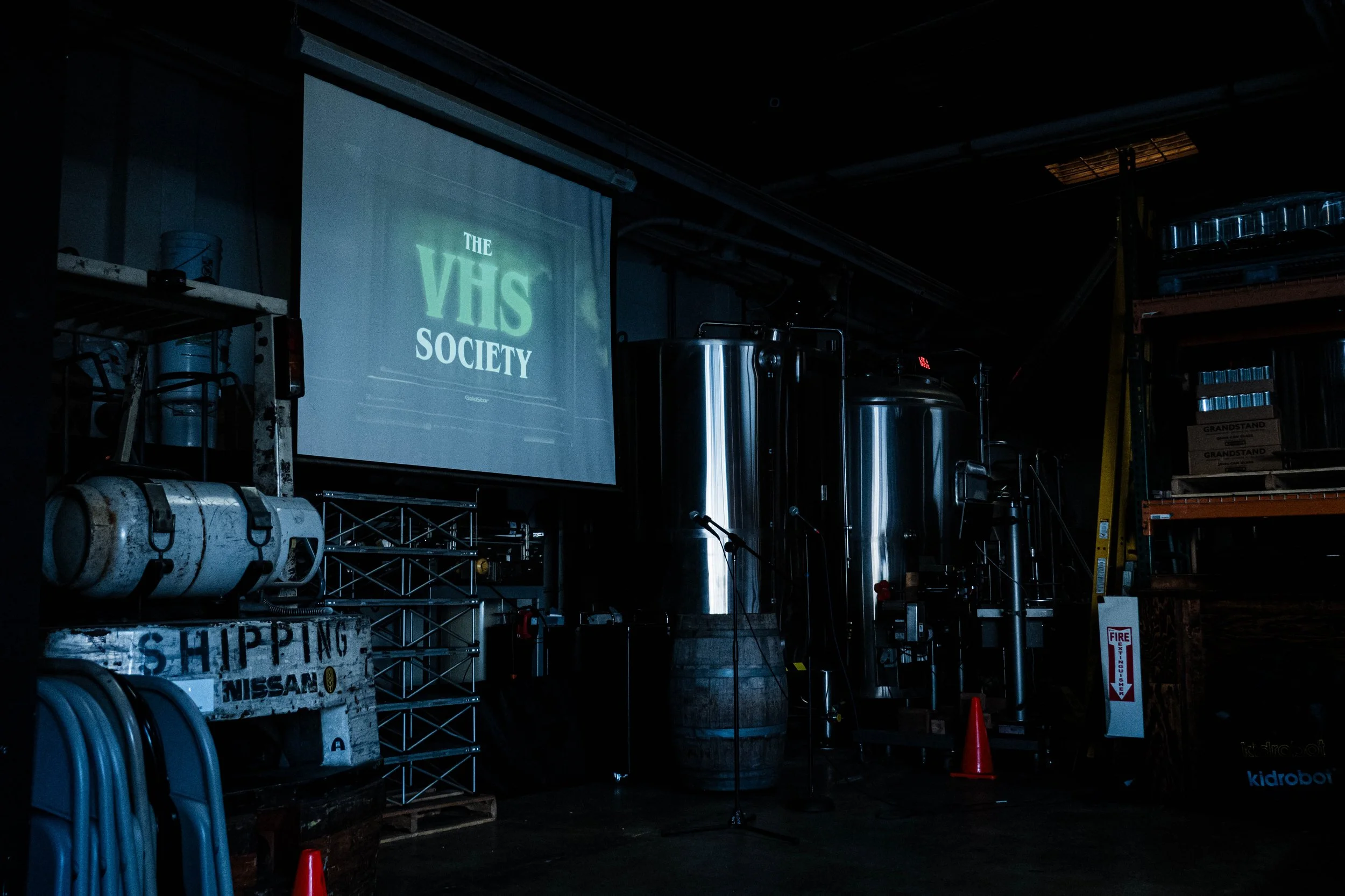 We spent the night with The VHS Society, celebrating Halfoween 