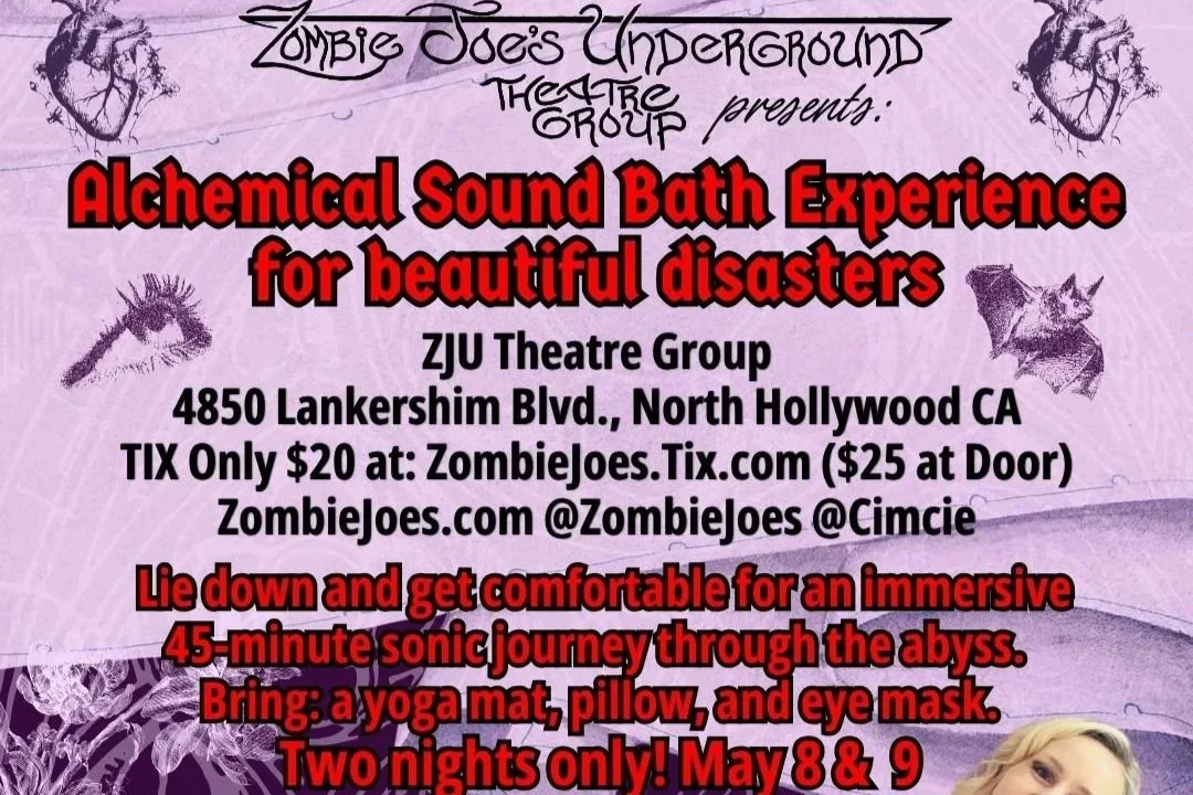 Alchemical Sound Bath Experience ~ A Sonic Ritual for Beautiful Disasters 