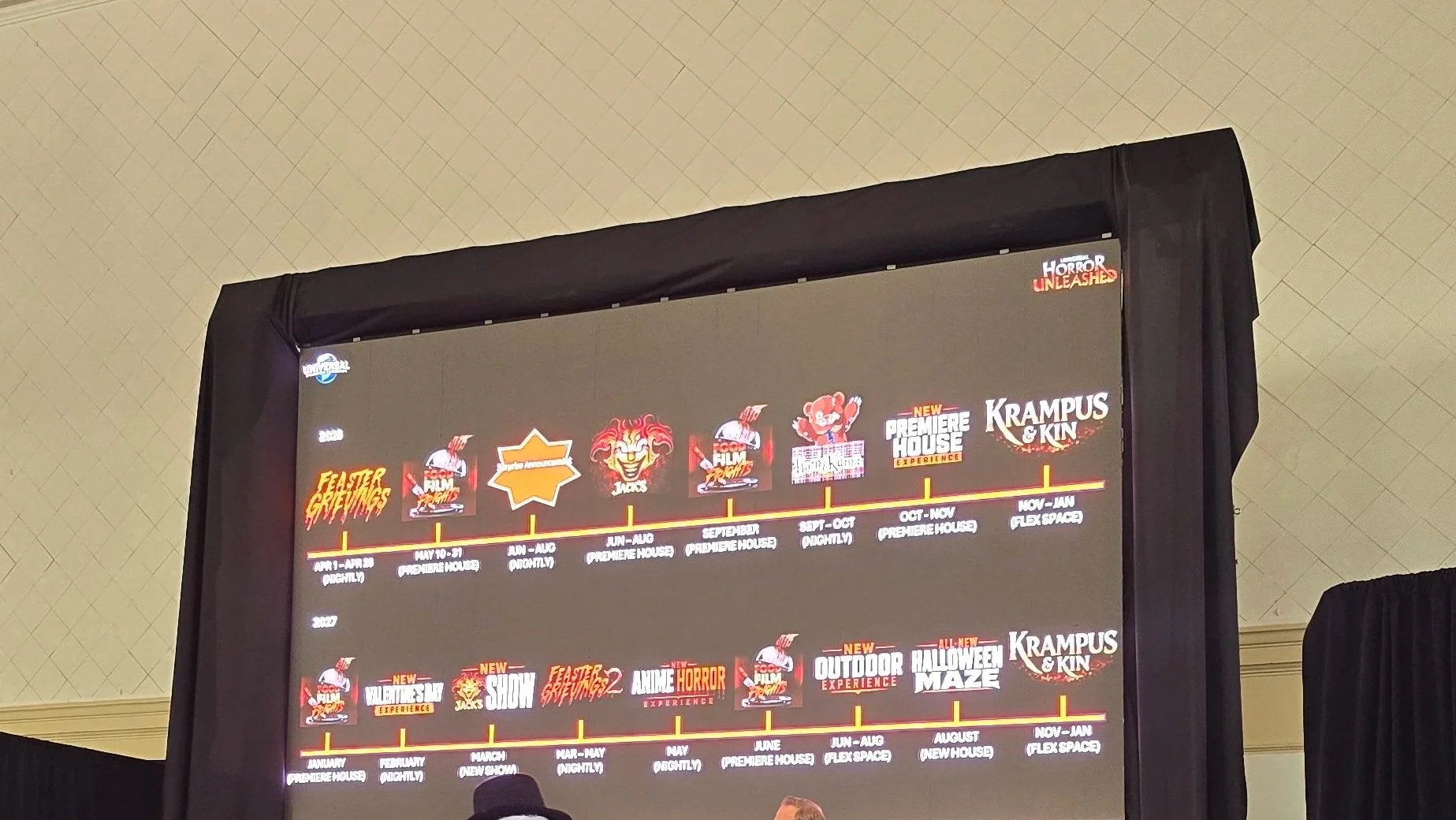 Universal Horror Unleashed revealed the next 2 years of events for Las Vegas