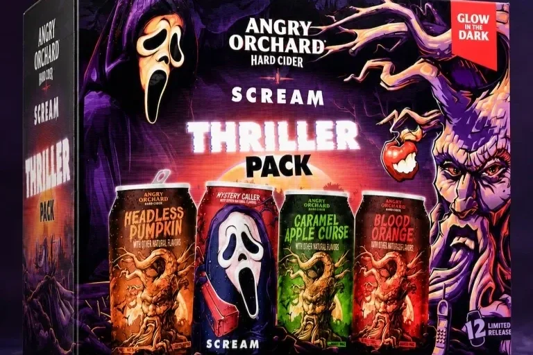 Angry Orchard and ‘Scream’ are teaming up for a hard cider“Thriller pack” 