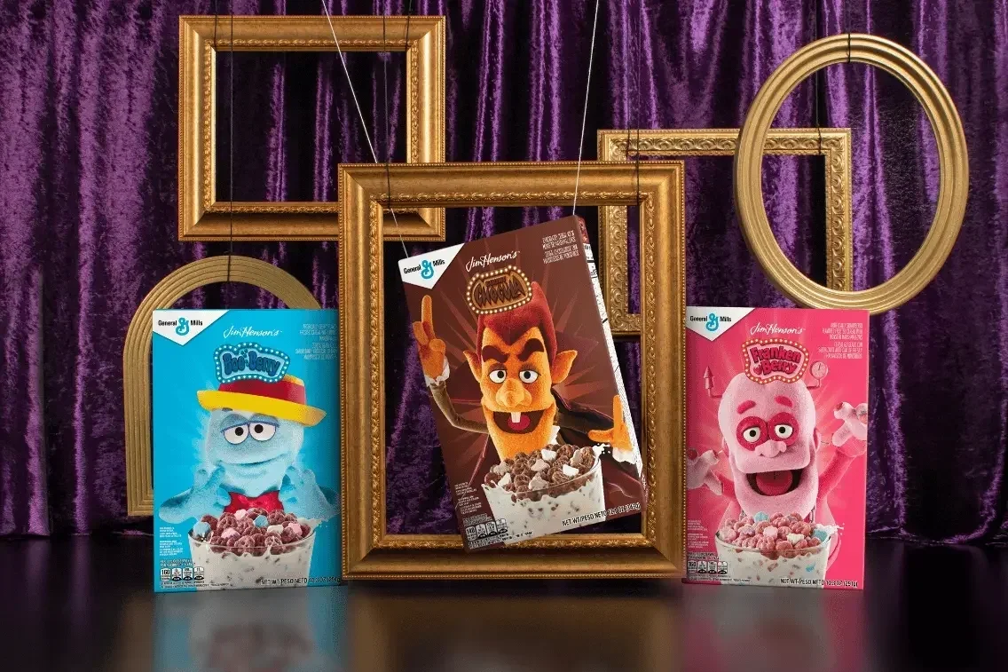 General Mills Monsters get muppet glow-up