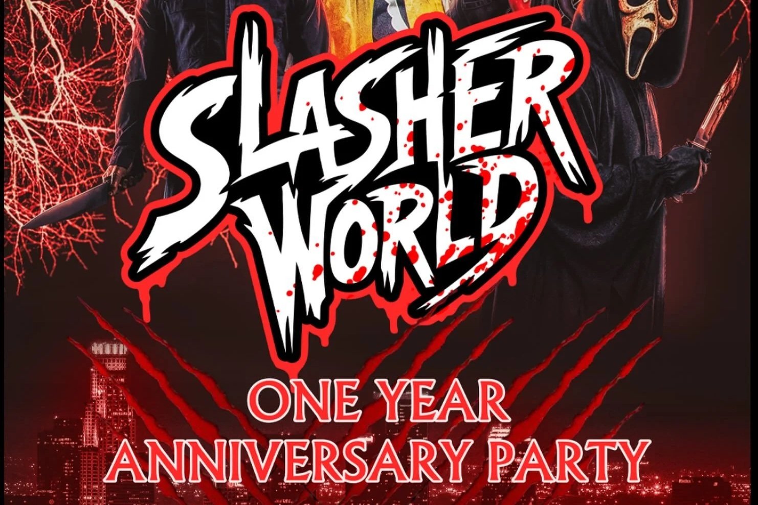 SlasherWorld is celebrating its one-year anniversary with a party, and you’re invited!