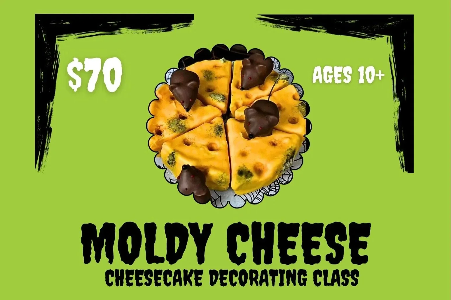 The Unconfectional Bakery is offering classes for the Halloween Season!