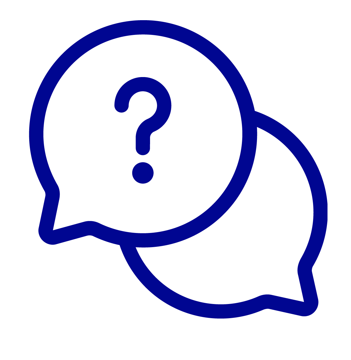 FAQ speech bubble