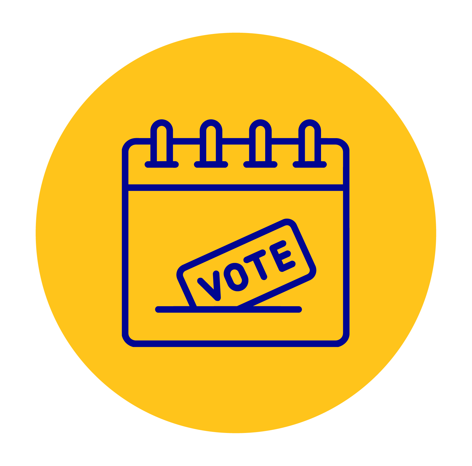 vote calendar icon