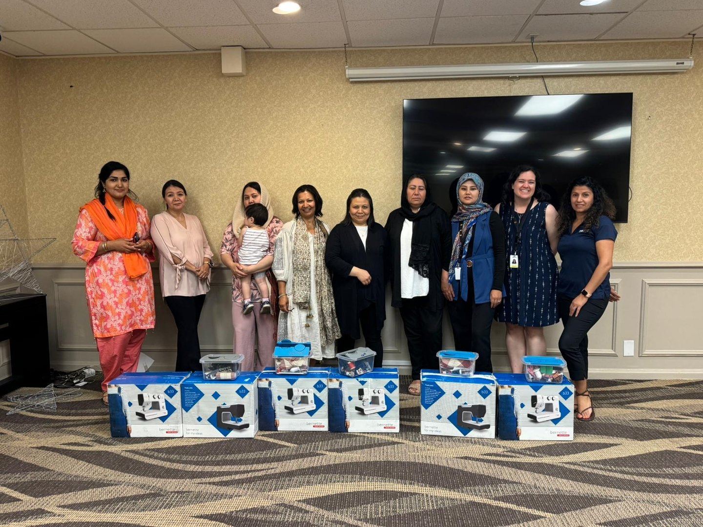 One of our sewing classes graduated last week, and it&rsquo;s been so inspiring to watch their progress. Prior to joining the class, many of these students had little to no sewing experience. These women have spent 8 weeks developing valuable skills 