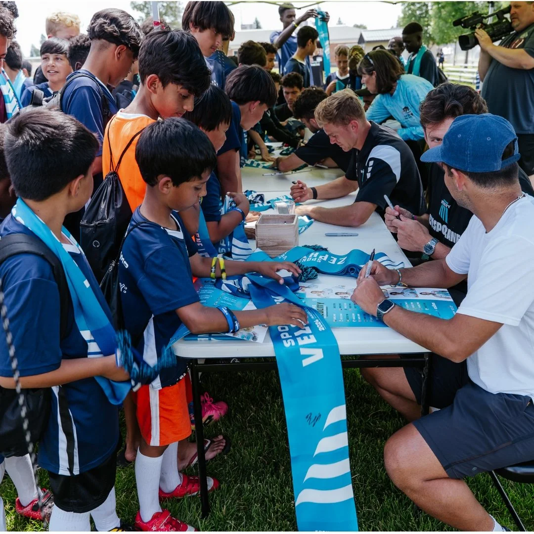 Soccer camp may be over&hellip; but we&rsquo;re still riding the high! ⚽🔥

Massive thanks to the 90+ Project for helping make it all happen. Your support means the world. 

One of the biggest highlights? A special visit from Spokane Velocity players