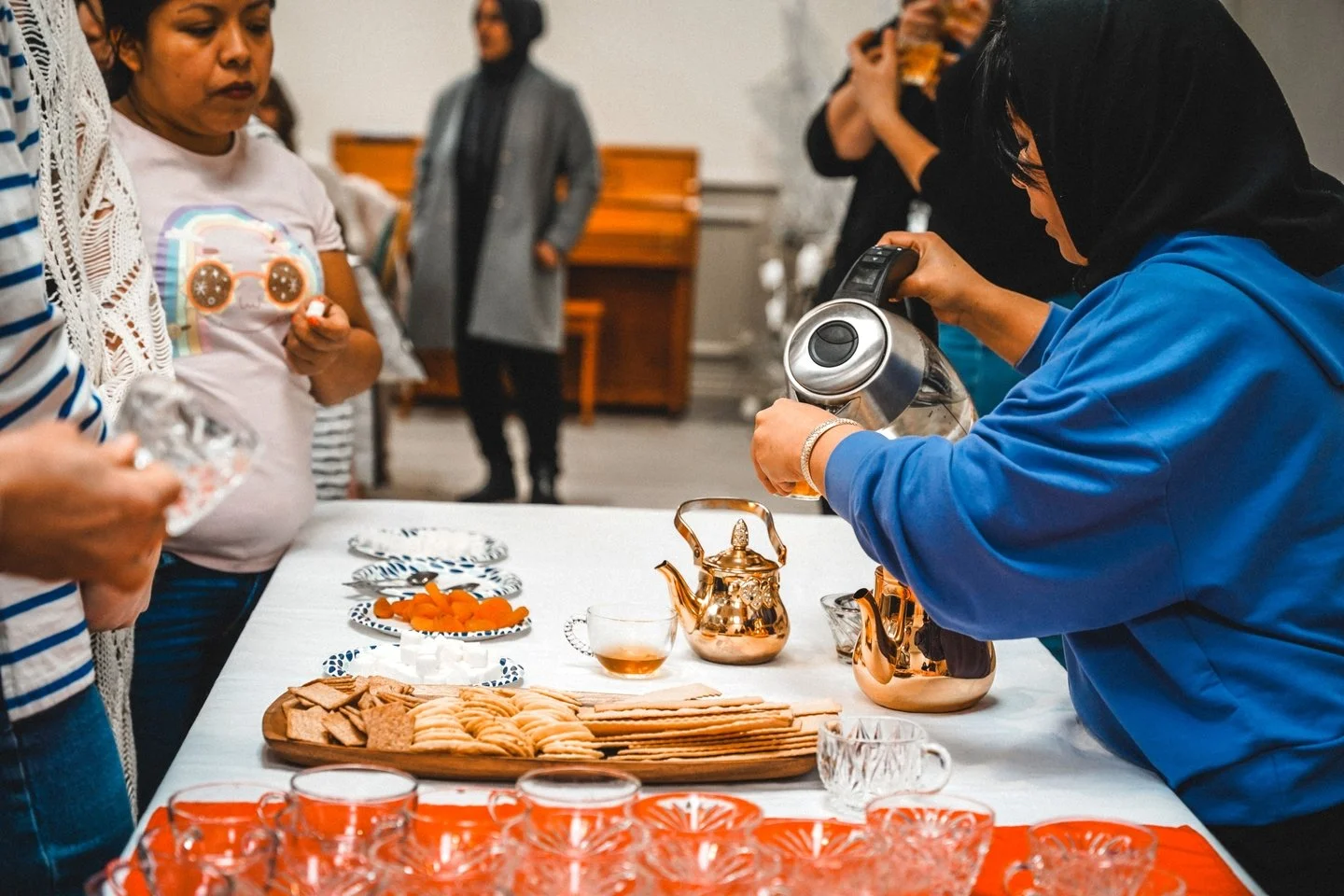 Our monthly Women's Tea Party is coming up tomorrow, July 10th! If you are a female refugee in our community, please join us for food and fun activities. Childcare is provided. If you are interested in volunteering at a Women's Tea Party, please reac