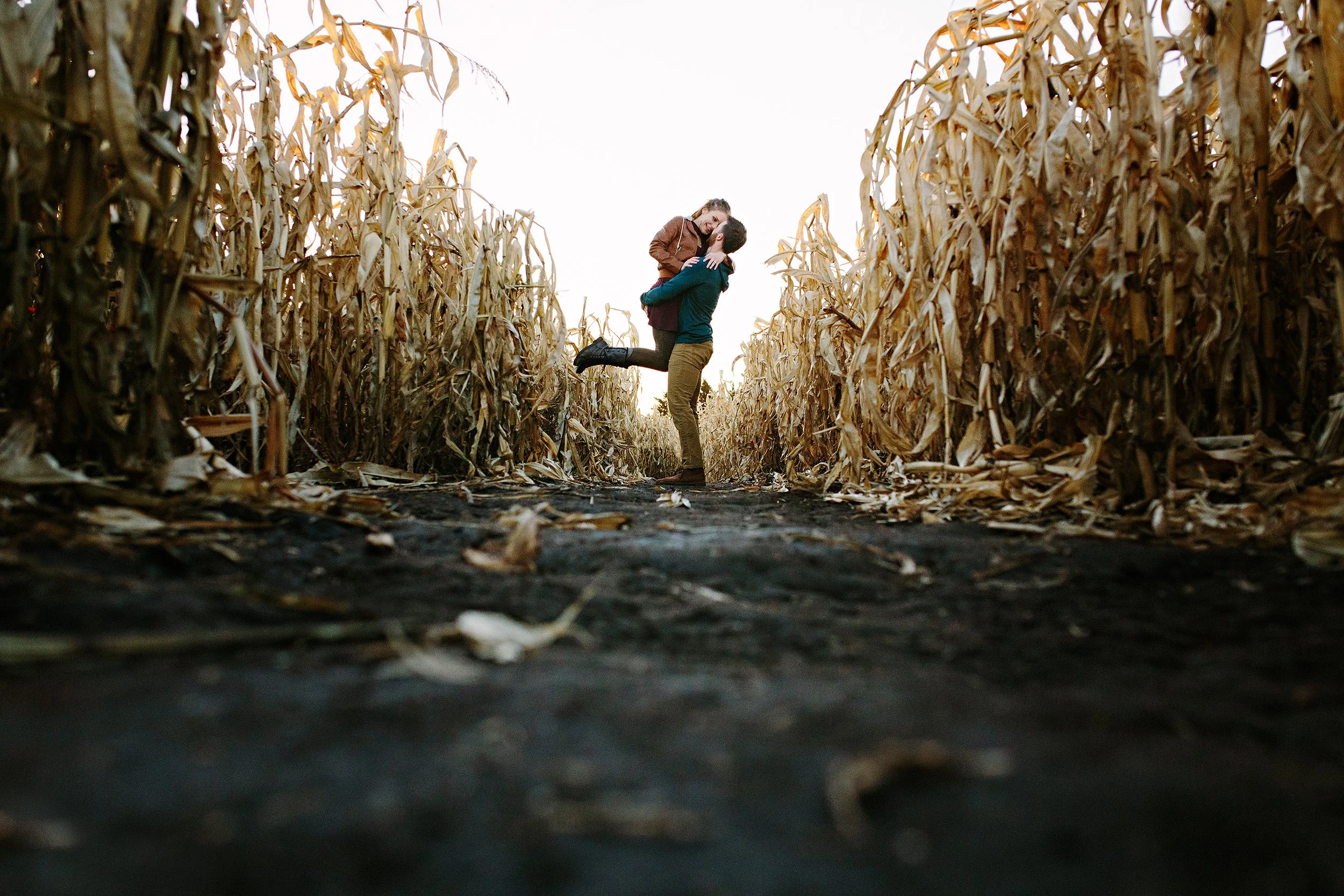 Edmonton Corn Maze Engagement Shoot