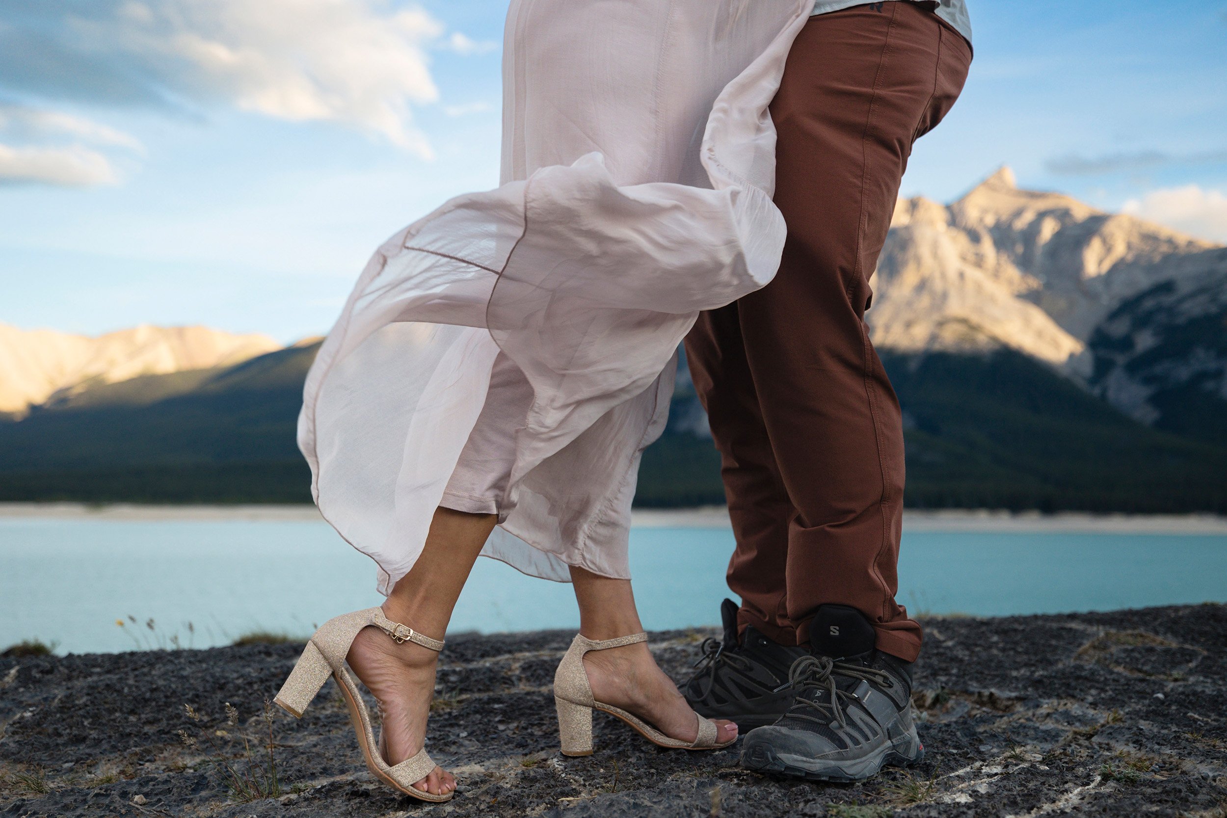 Nordegg Elopement on Abraham Lake