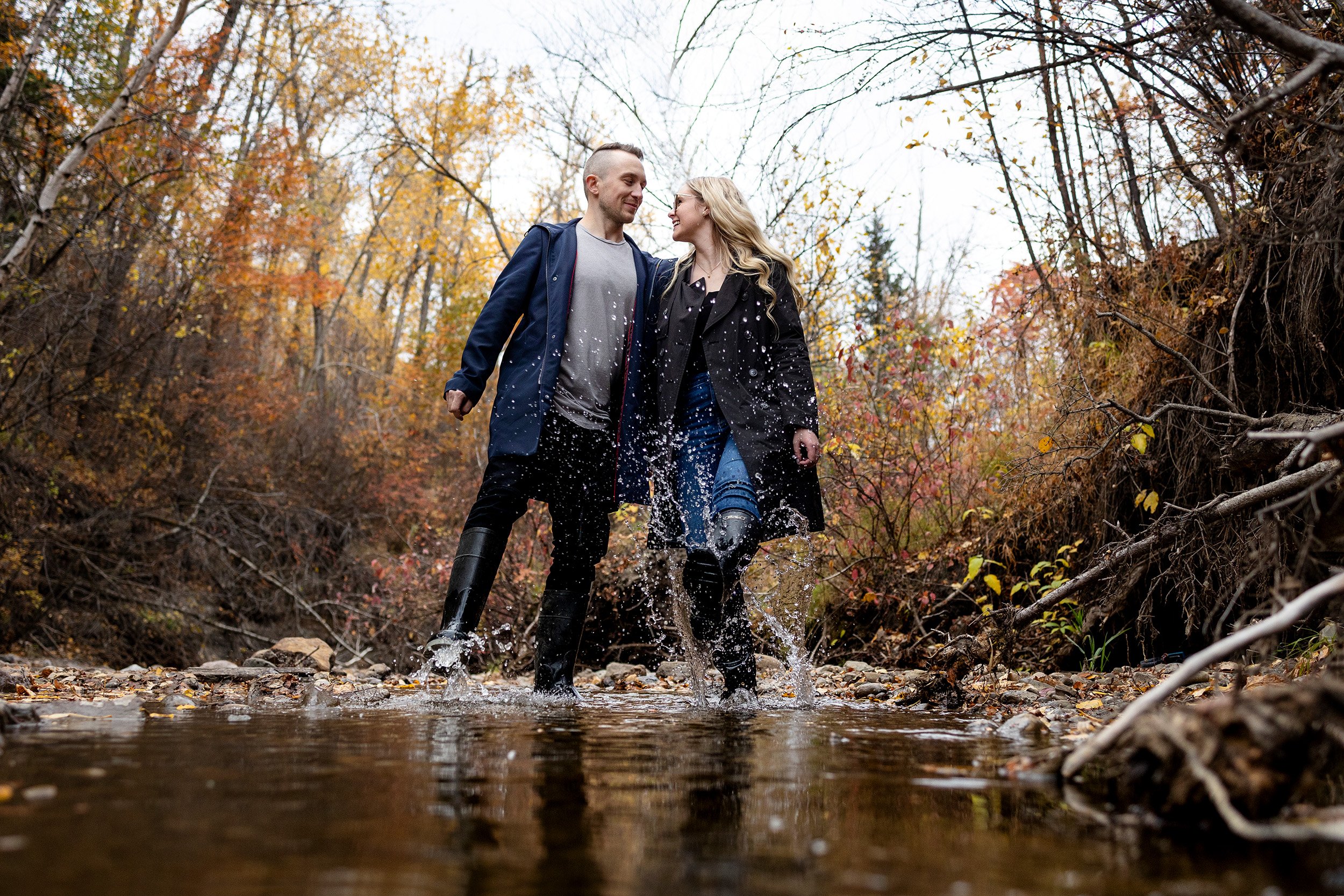 Fun Engagement Photo Session in Edmonton