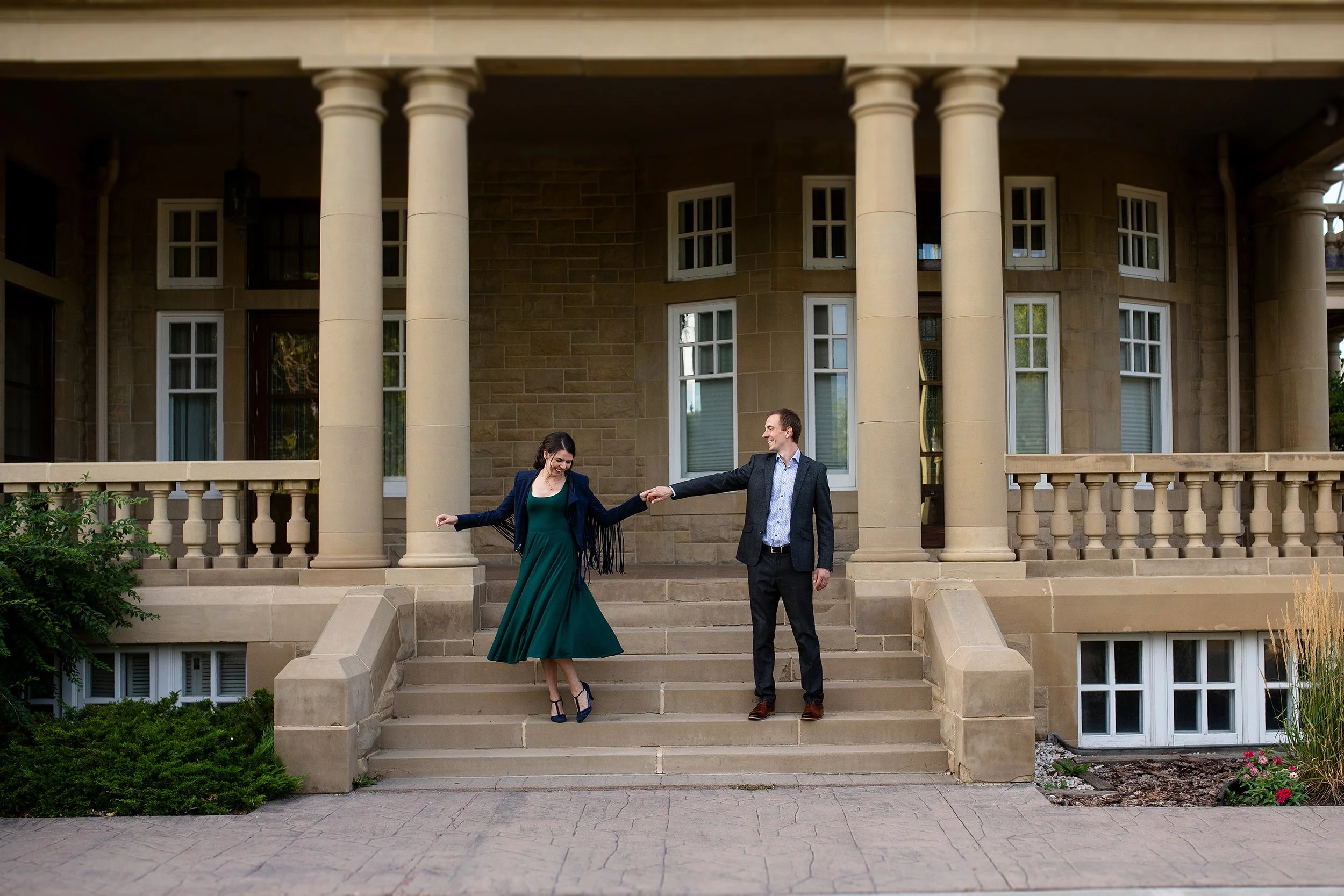 Relaxed Engagement Photography in Edmonton