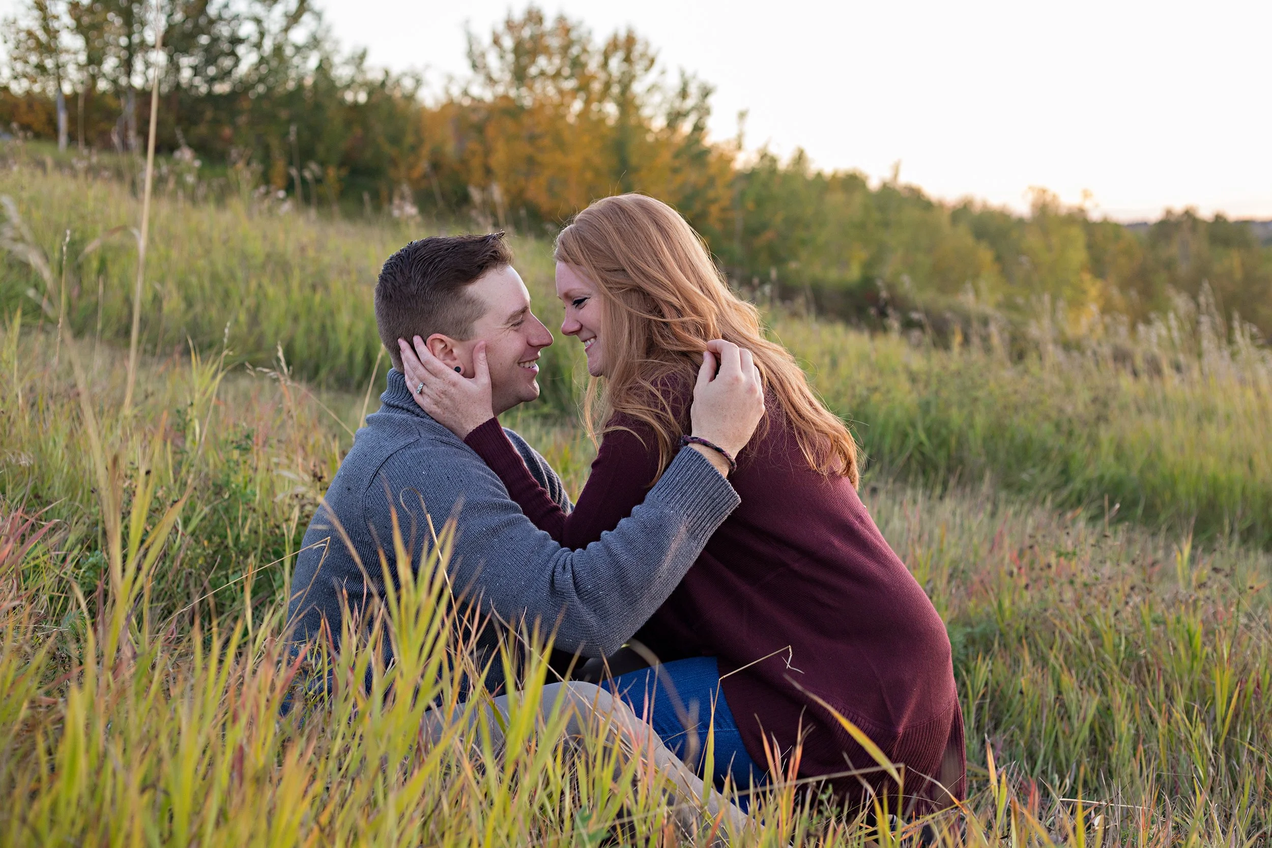 Fall Engagement Shoot in Edmonton