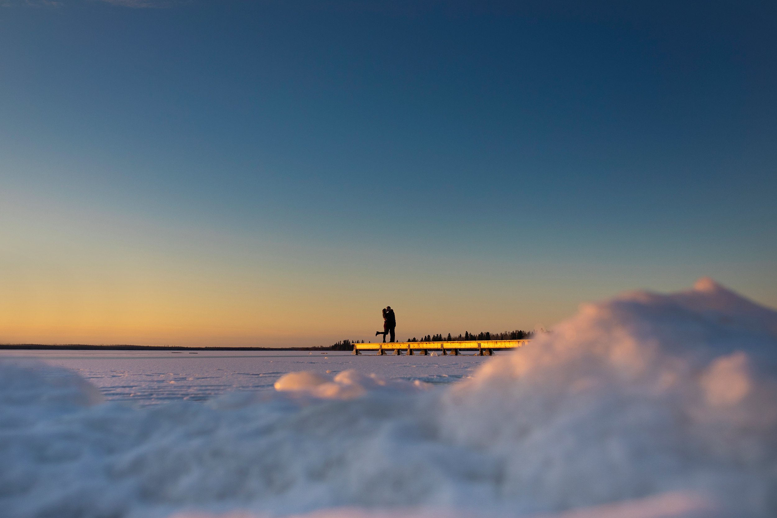 Edmonton Winter Engagement Shoot
