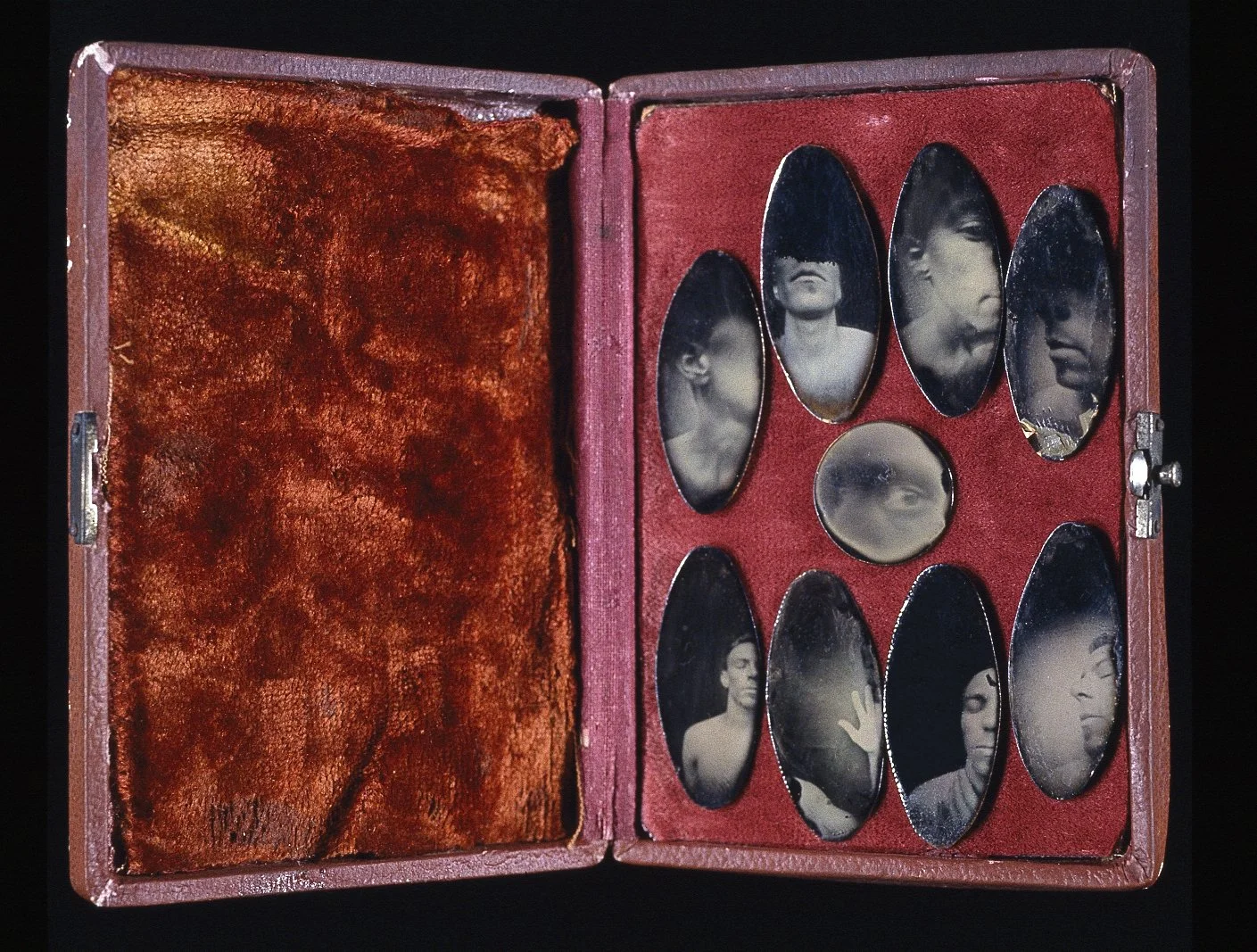 Under Torment Sleep – 5”x8”(case) pinhole tintype (approx .5”x1”)