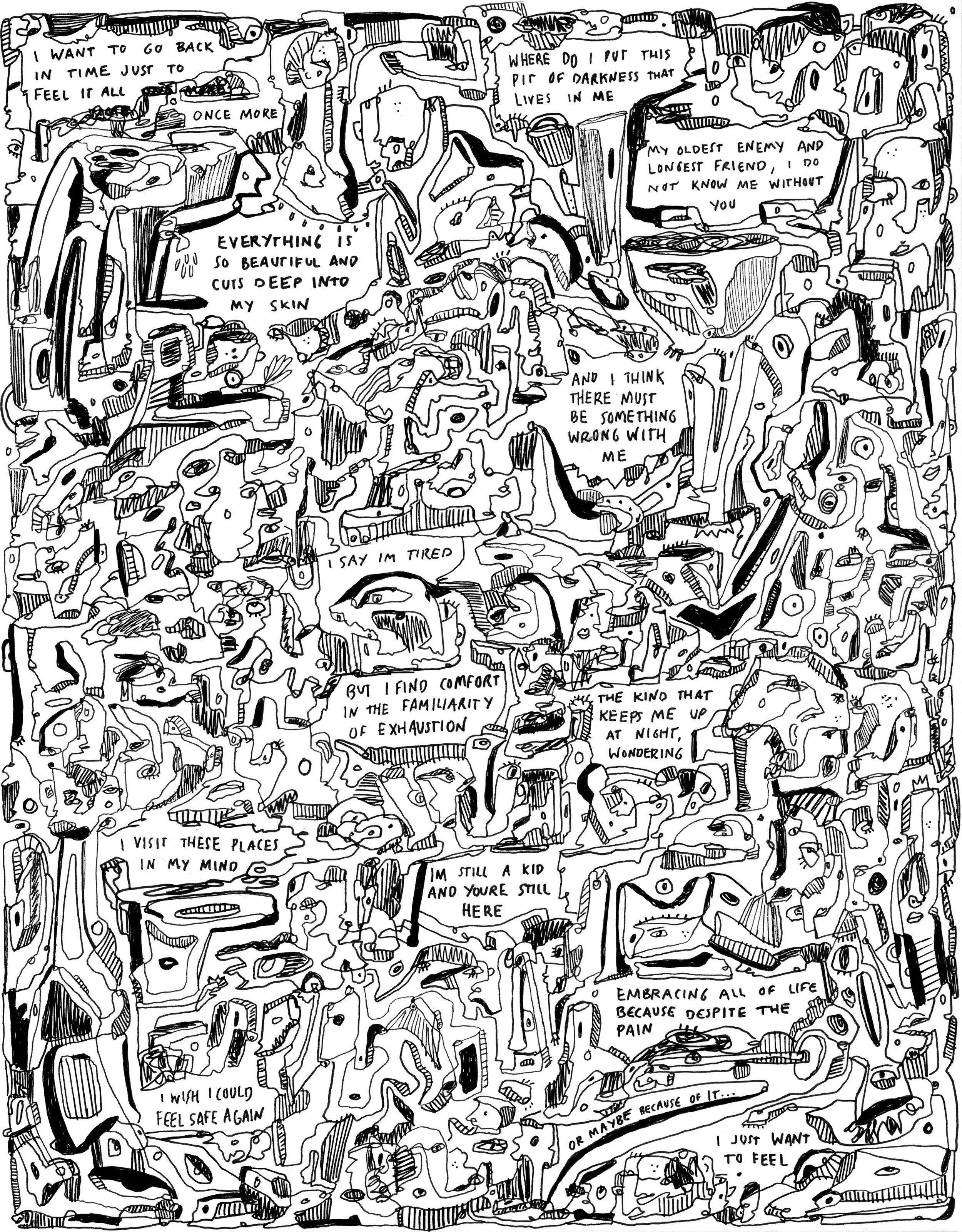 to feel it all once more