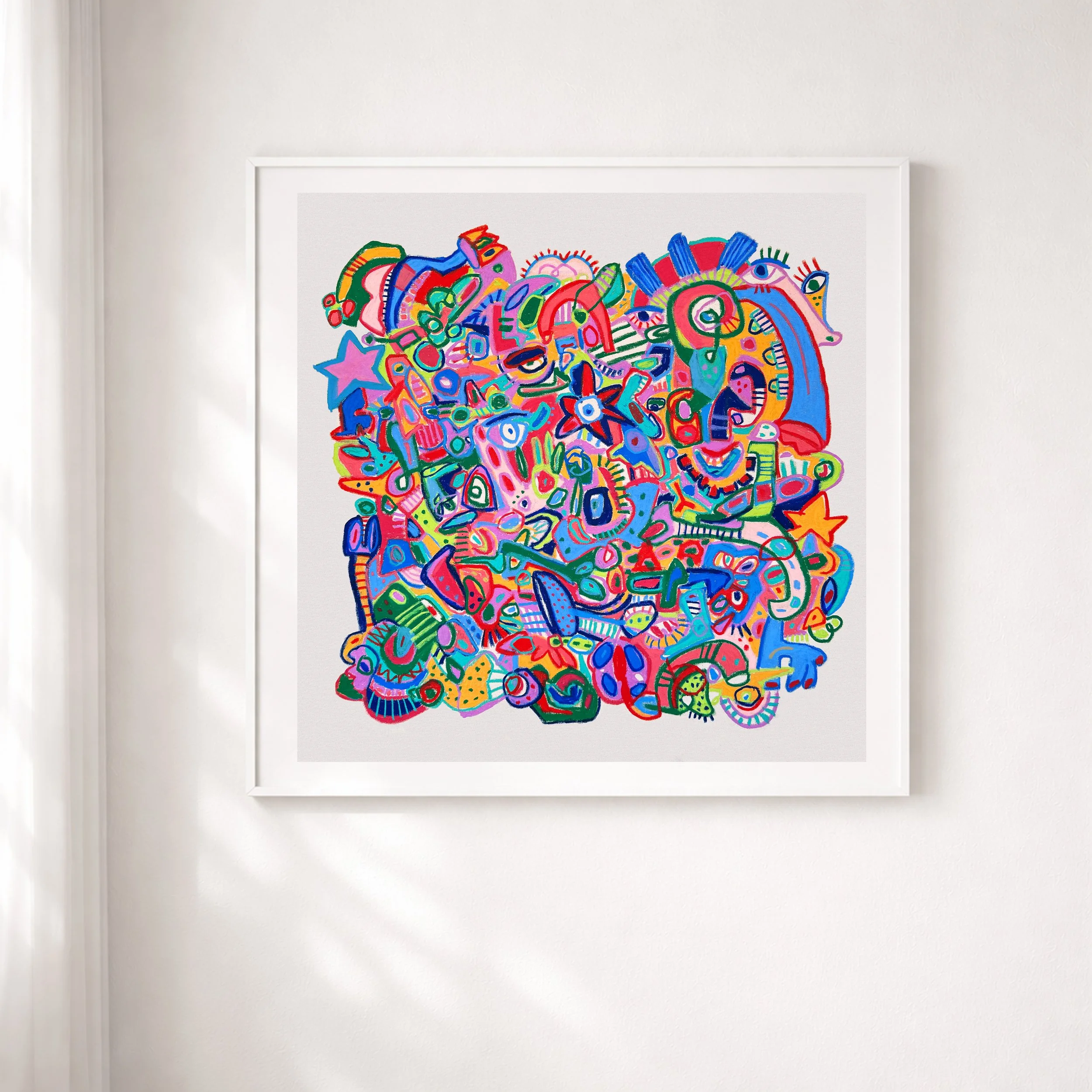 synchronized sisters diving into a pool of stars