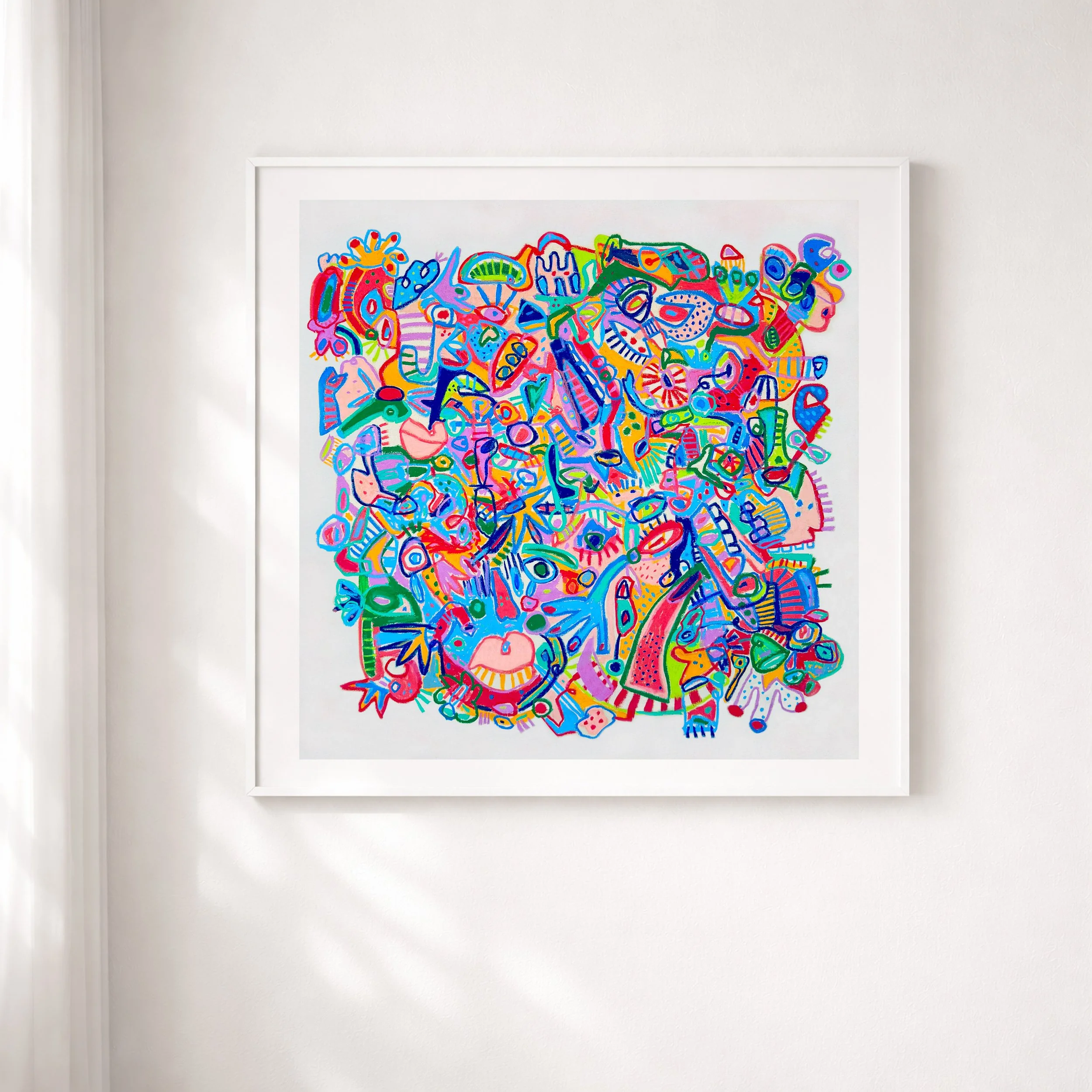 blue milkman drinking from the clouds (sold)