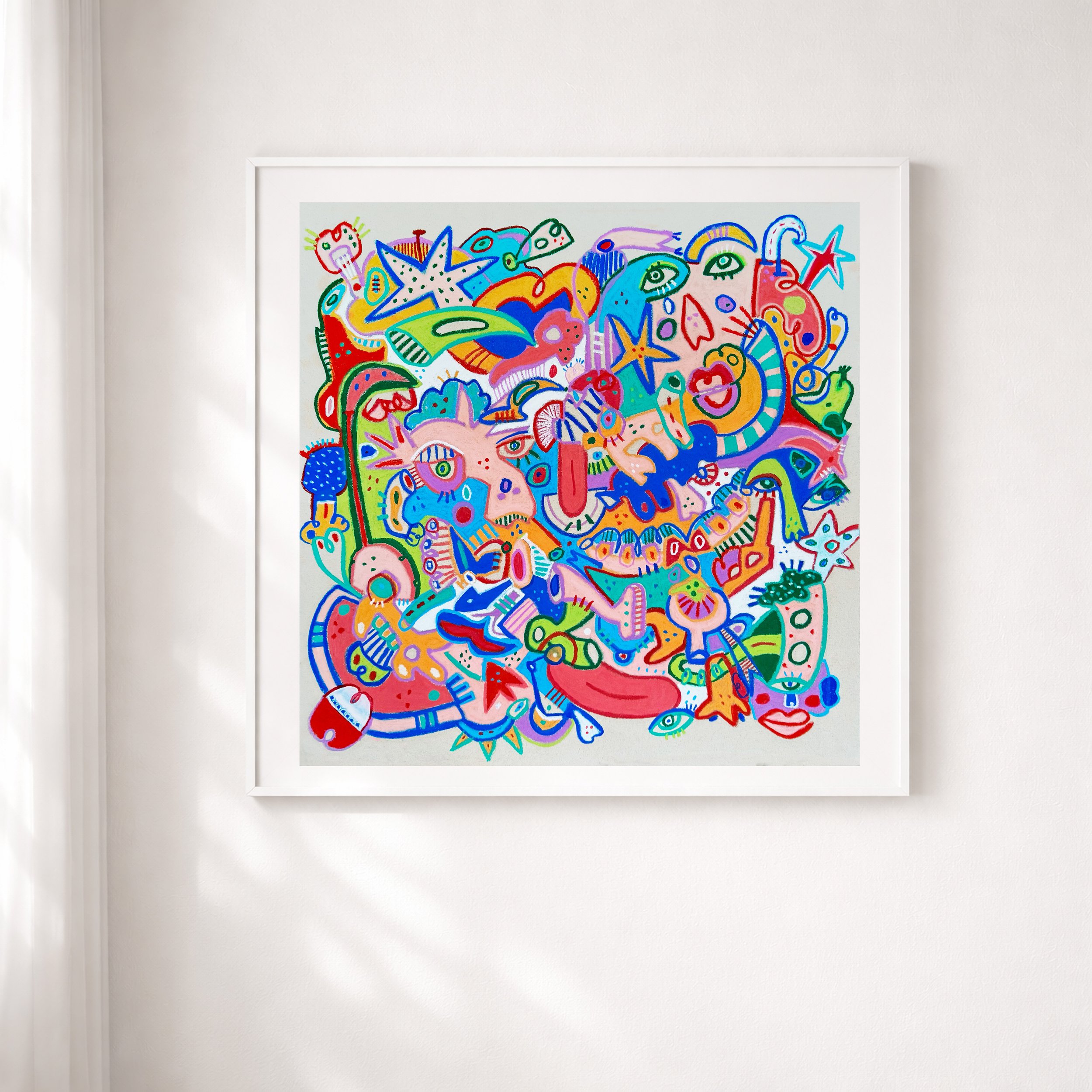 idle eyes entranced by the yellow arches