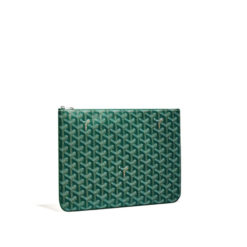 Goyard, Senat MM Pocket Pouch - Green — INDULGE IN LUXURY