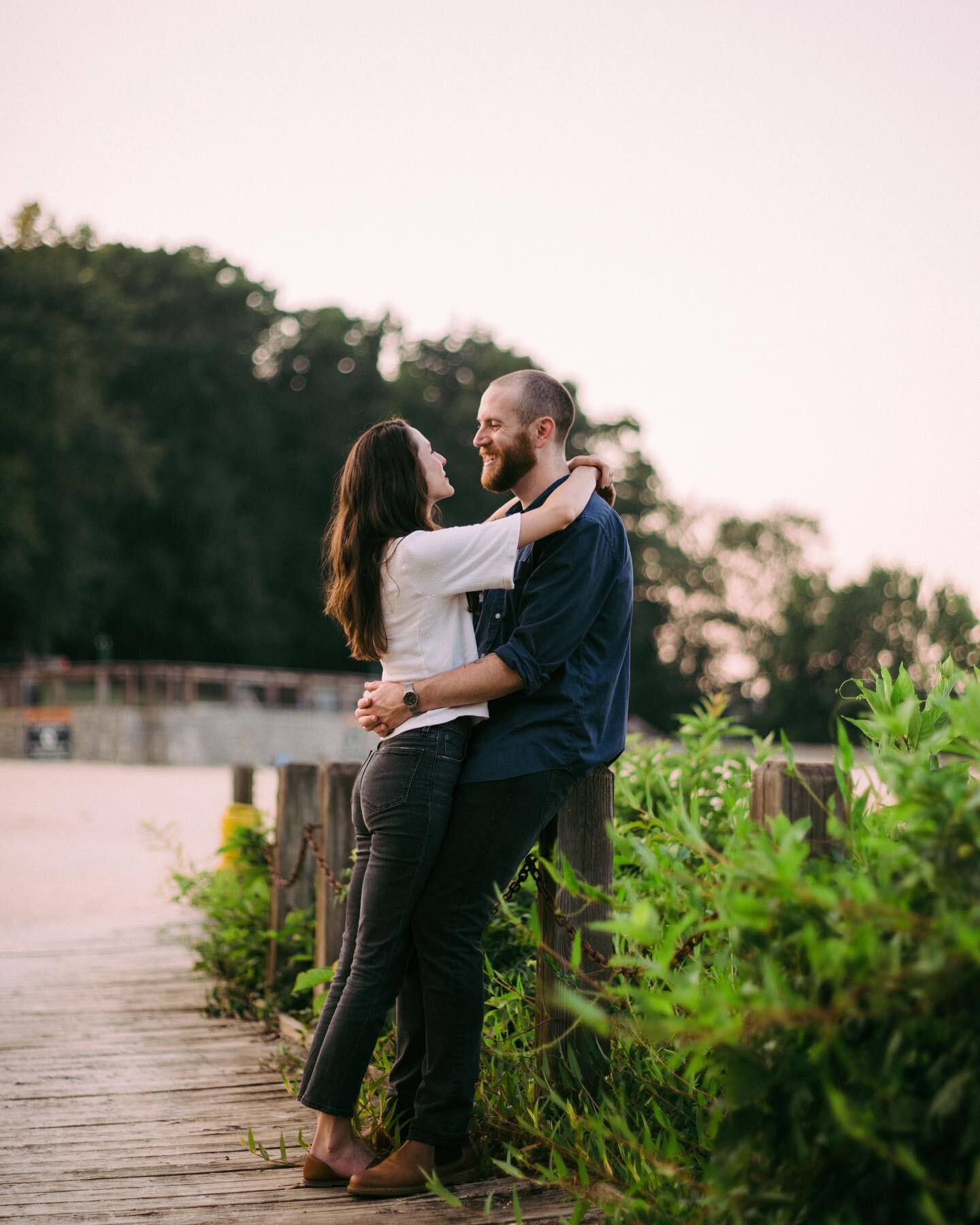 So excited about Rebecca &amp; Robert&rsquo;s big day today!! Here are a few of my favorites from their engagement session back in August ✨