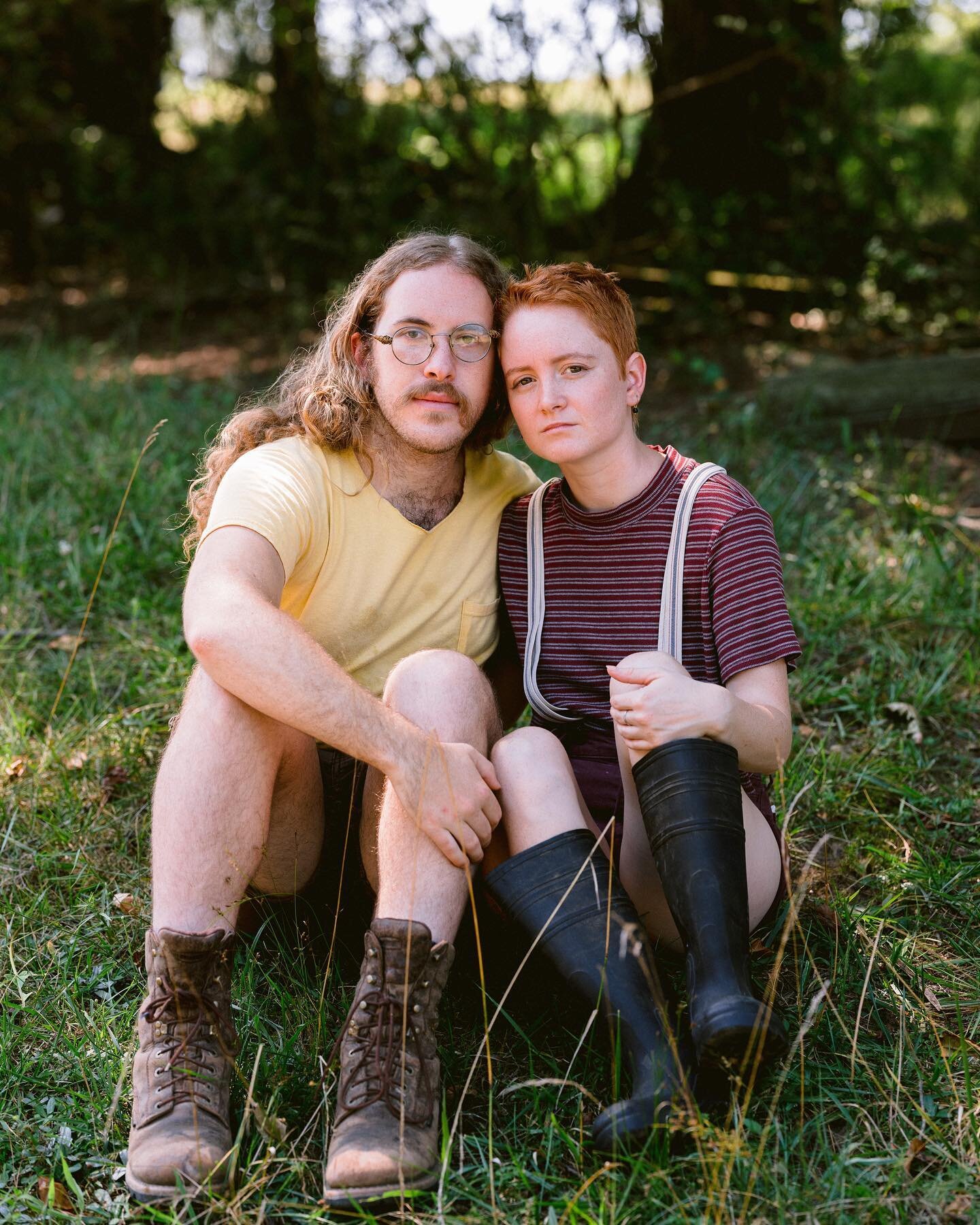 Caroline + Early 

My sister and her partner, Early, visited this week and I took a few photos of them at the farm. Aren&rsquo;t they adorable? ☺️