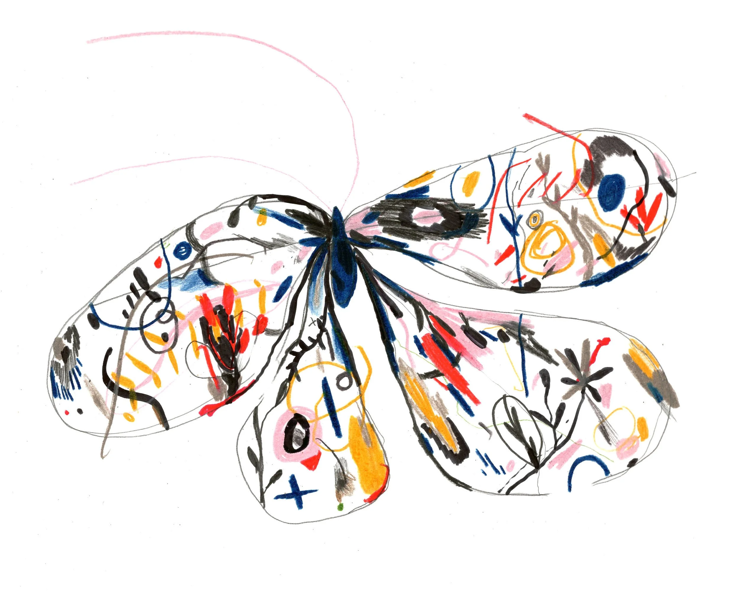 Butterfly, mixed media, "The Originals" in Austin