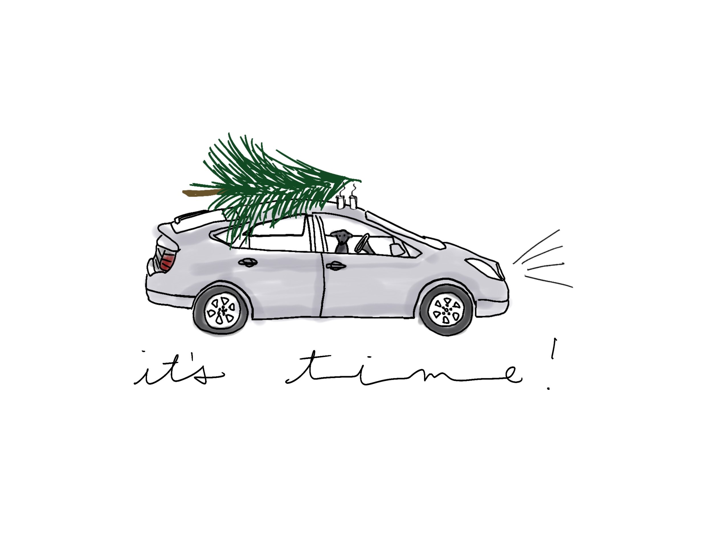 Prius Holiday Card