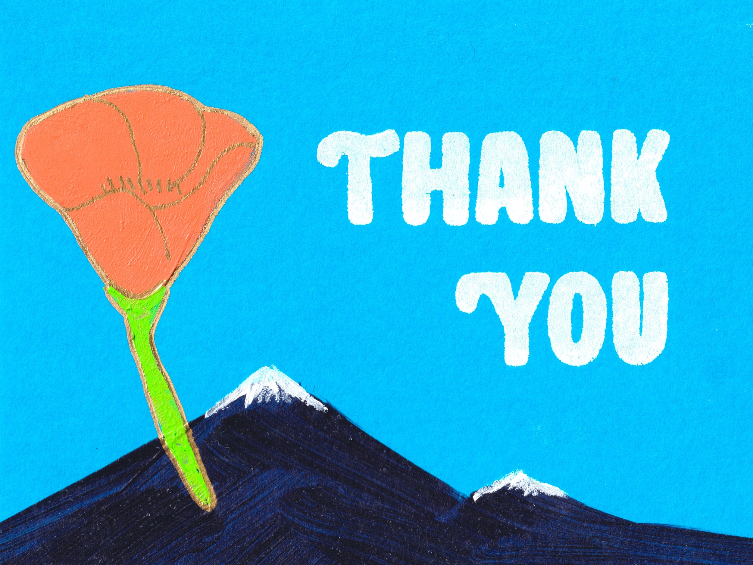 Scenic Thank You Card