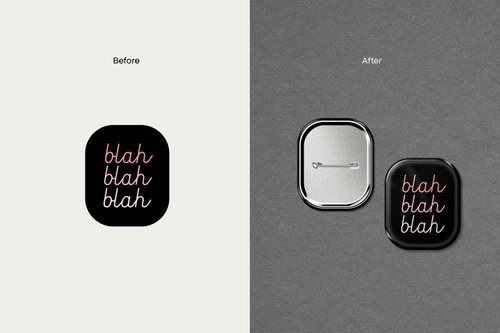 Ripped Sticker Mockup — mockstar