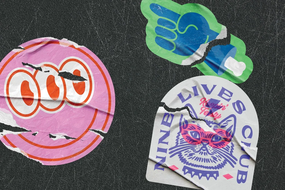 NEW RELEASE: Ripped Sticker mockup — mockstar