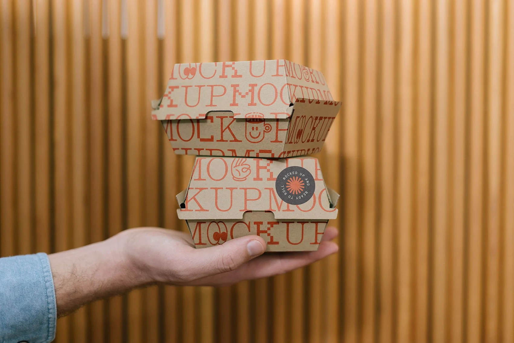 Everydays Takeaway Burger Box Mockup