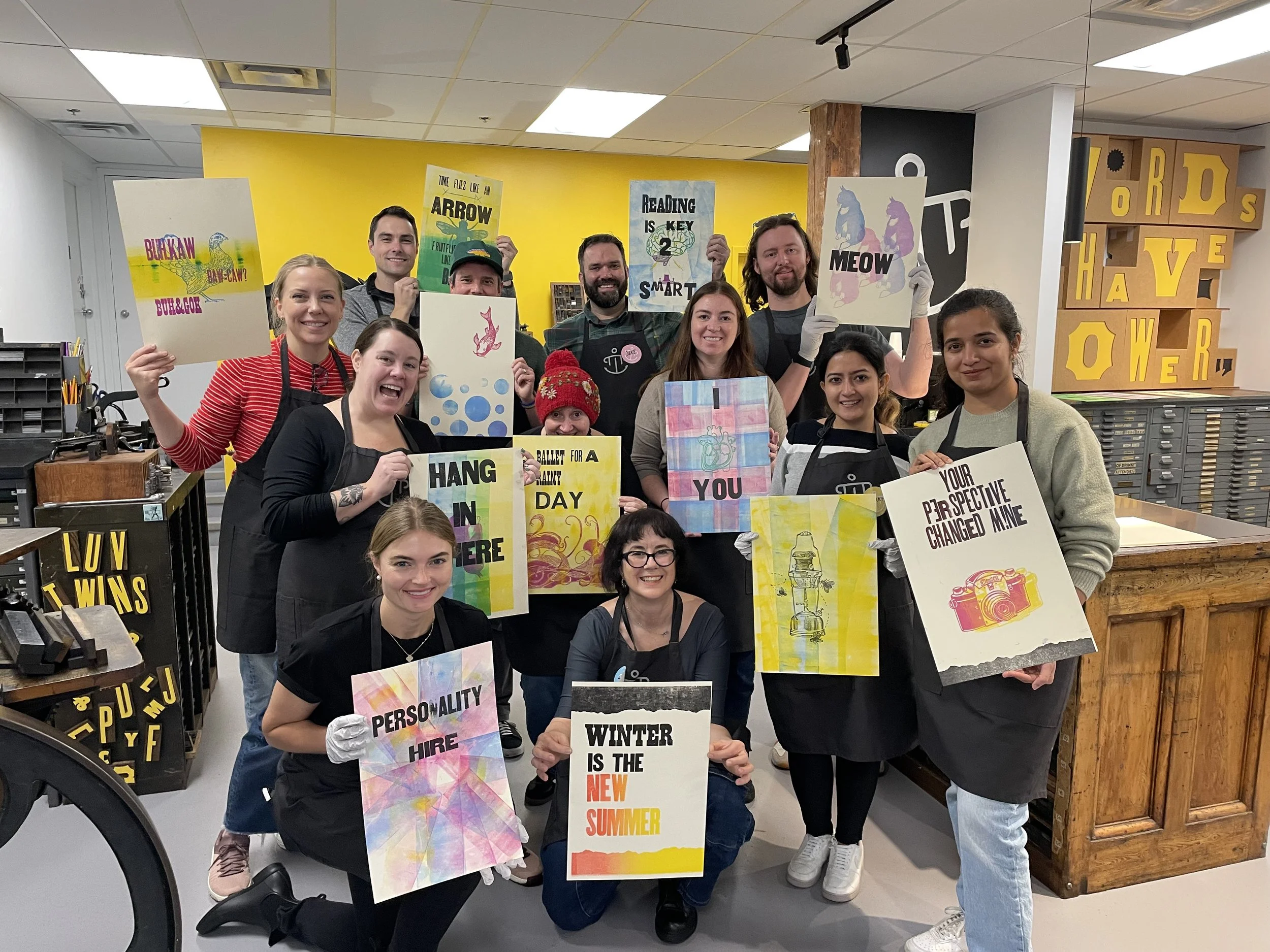 Letterpress at Partners in Print