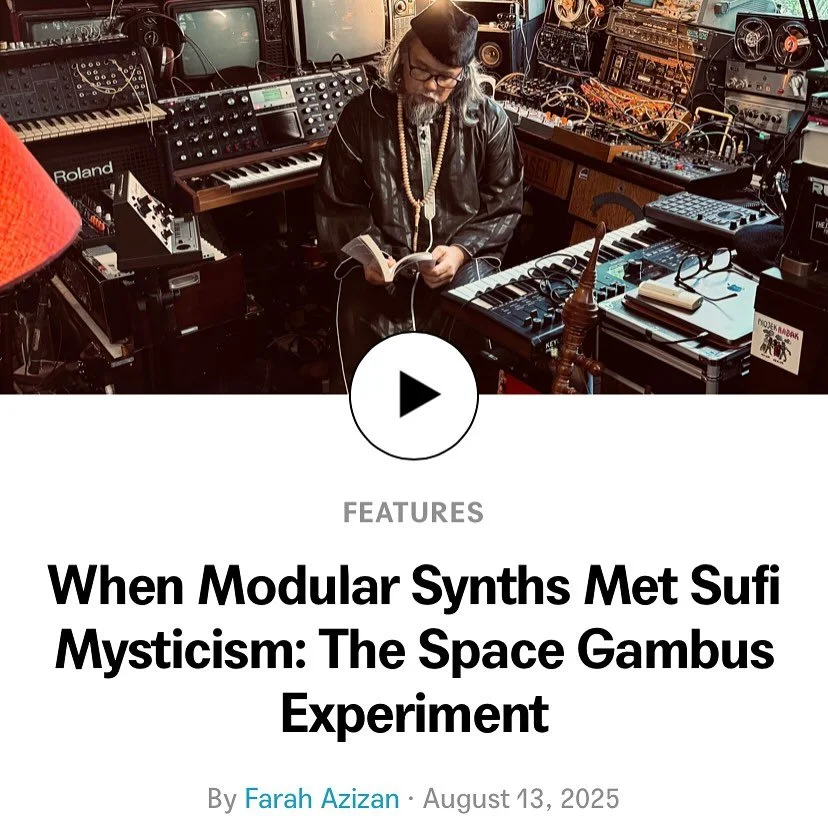My @bandcamp interview with @kamalsabran aka Space Gambus Experiment delves into spirituality, Sufism and synths - a string of words that are a bit of an anomaly in South East Asia, but Kamal breaks from convention with humility and grace. 

The Pena