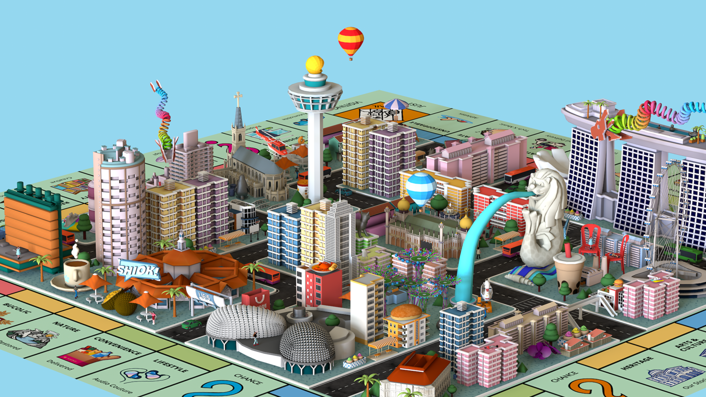 Singapore now has its own Monopoly game in the form of a mobile app