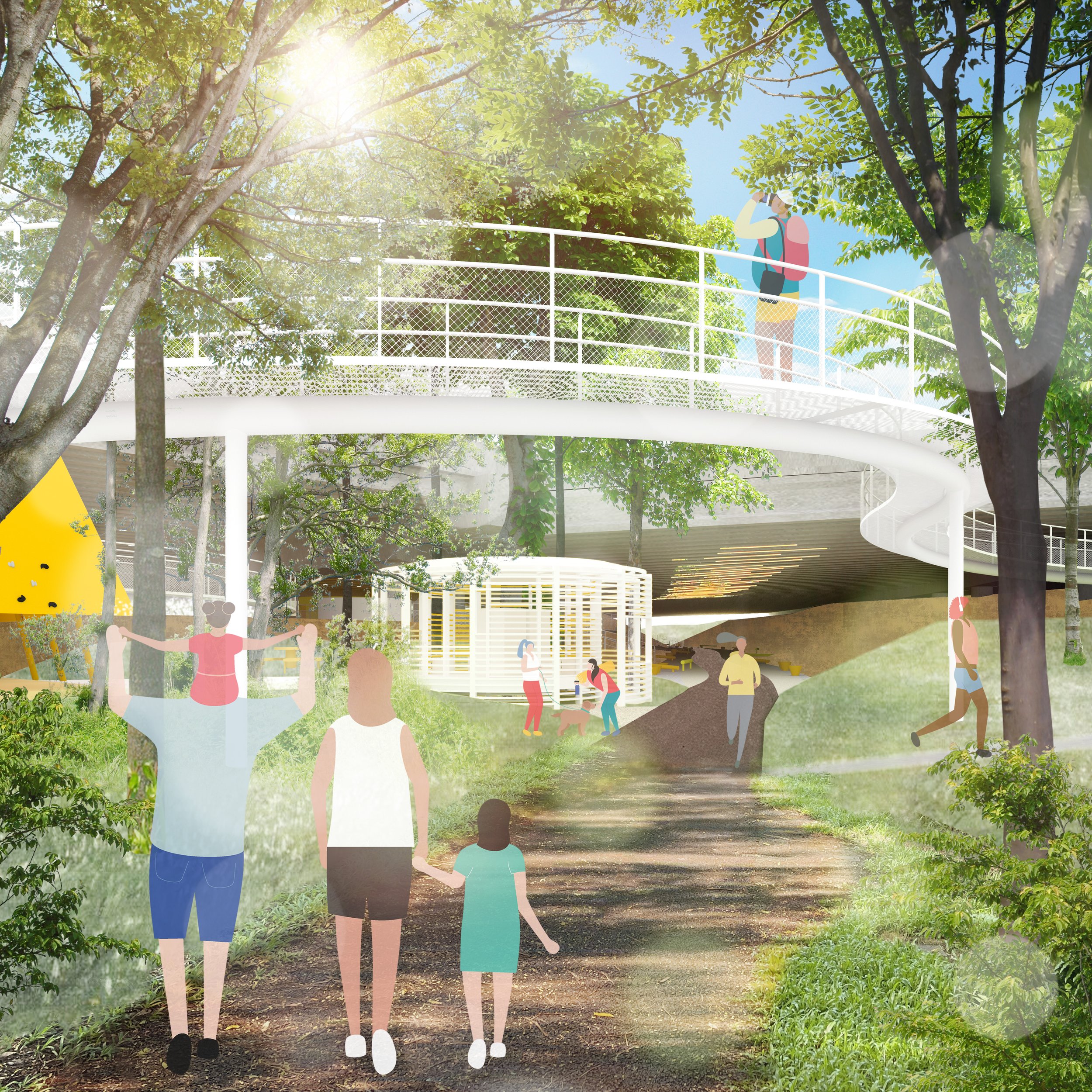Rail Corridor Park Connector Treetop Walk