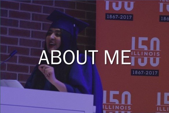 Atyeh Ashtari during the 2017 commencement speech