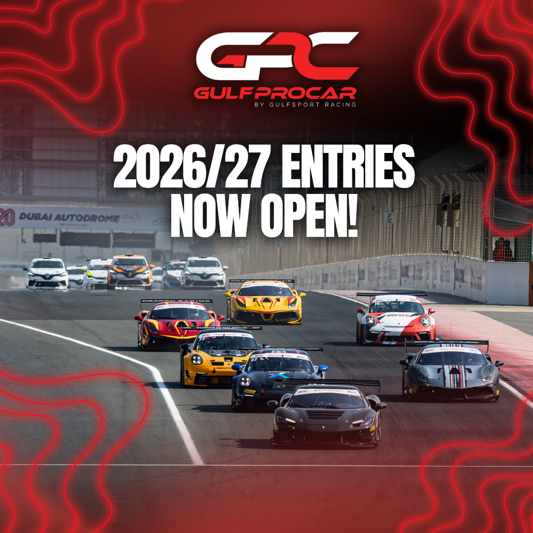 Entries Now Open for the 2026/27 Gulf ProCar Season