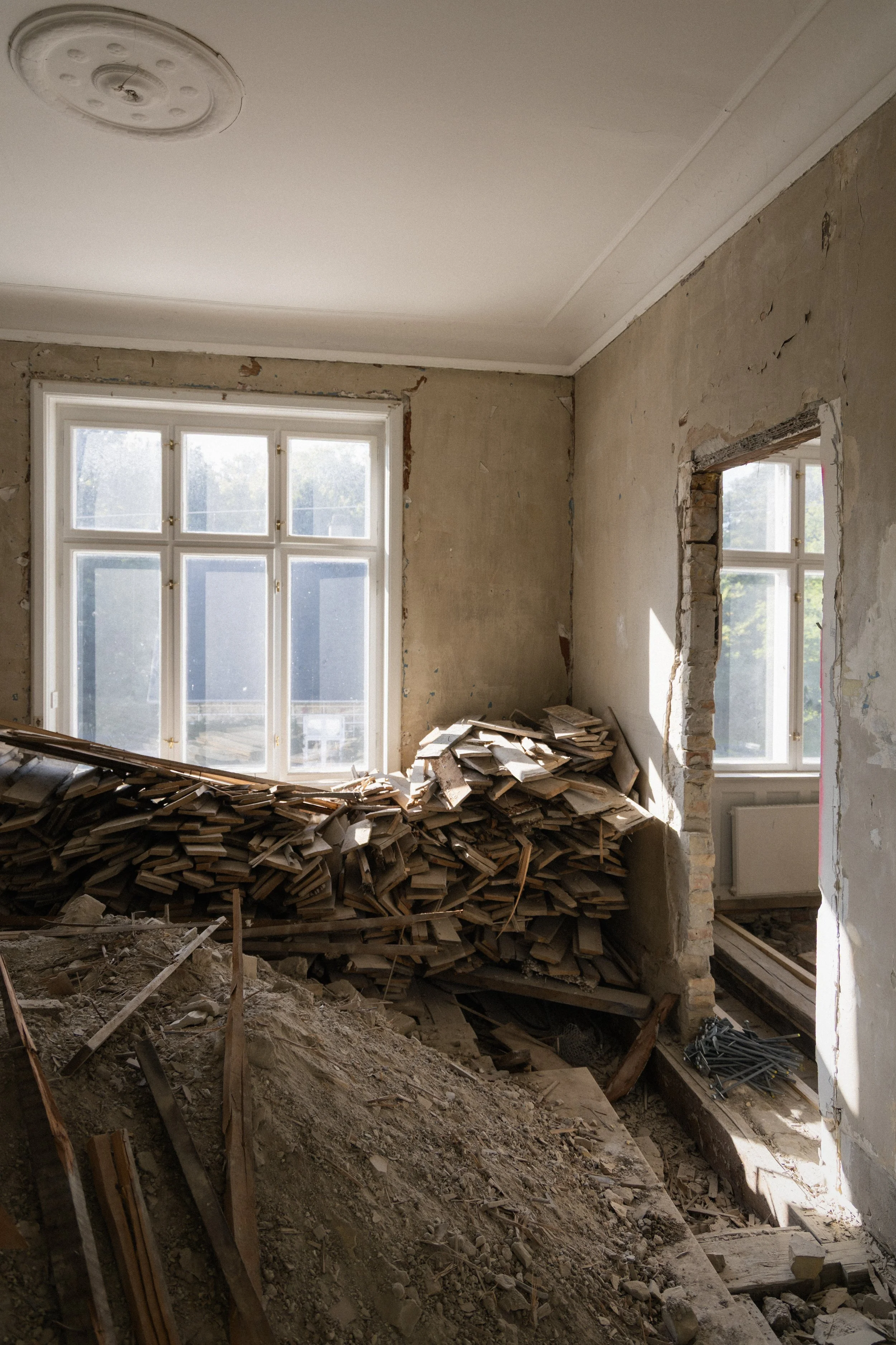 Construction progress on Steen Blichers Vej