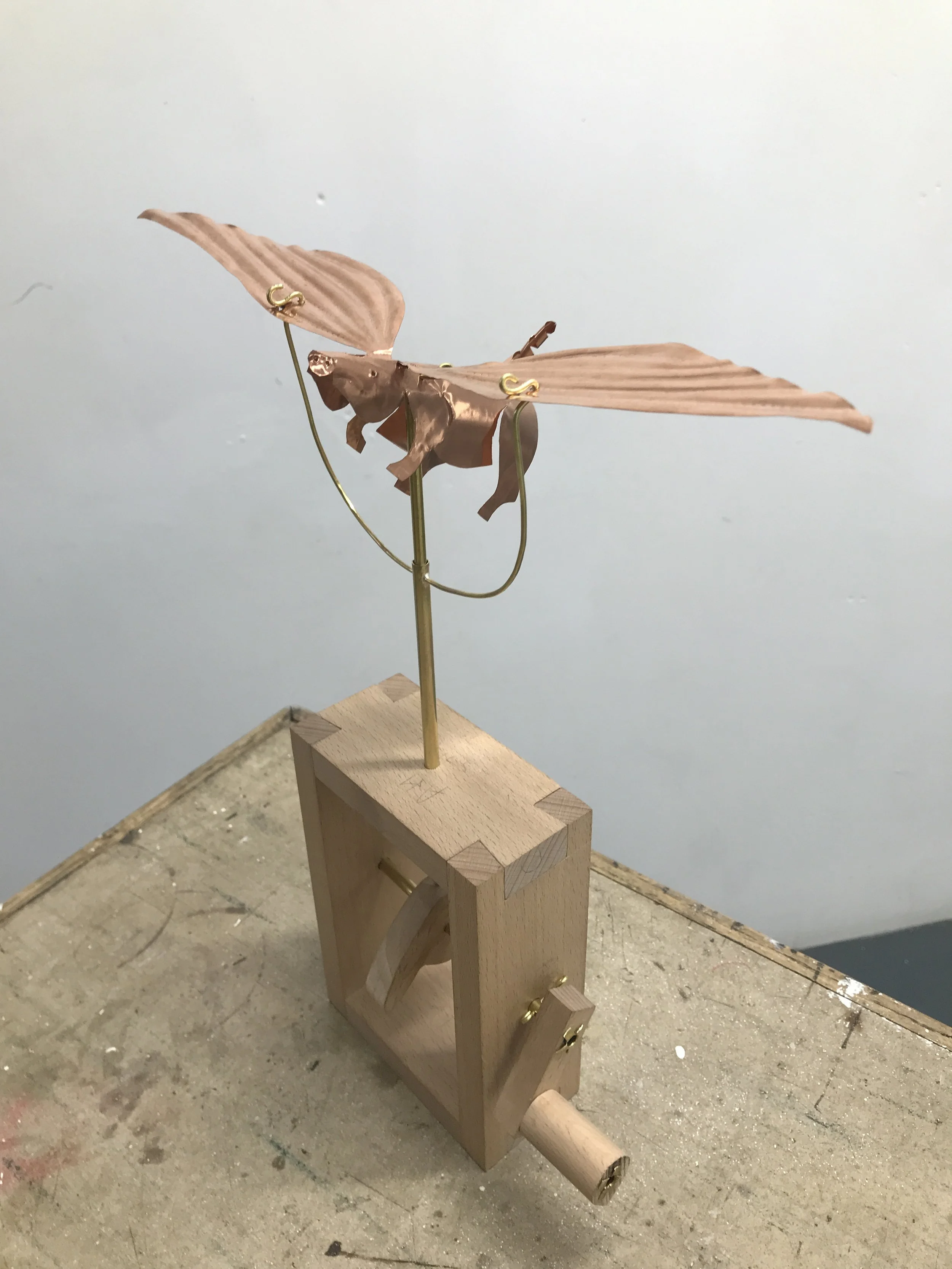 Automata Class with Bryony Knox and Isabelle Moore - the magical marriage of wood and metal.