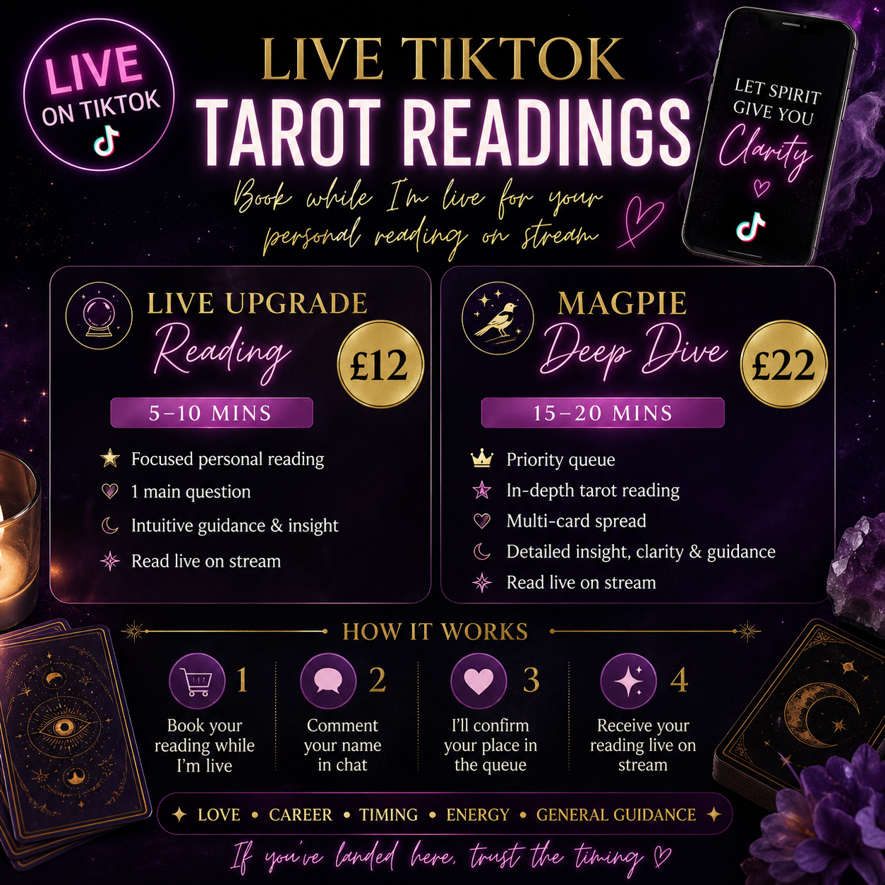 🔮 LIVE TikTok Tarot Reading