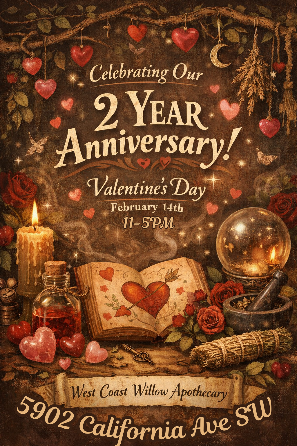 West Coast Willow Apothecary 2-Year Anniversary