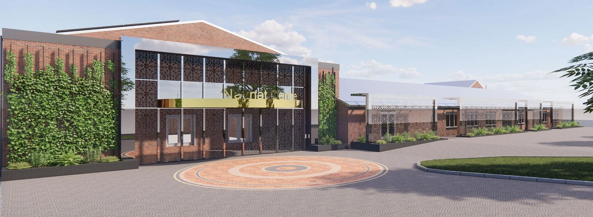 Navnat Community Centre Facade I Floyd Slaski Architects