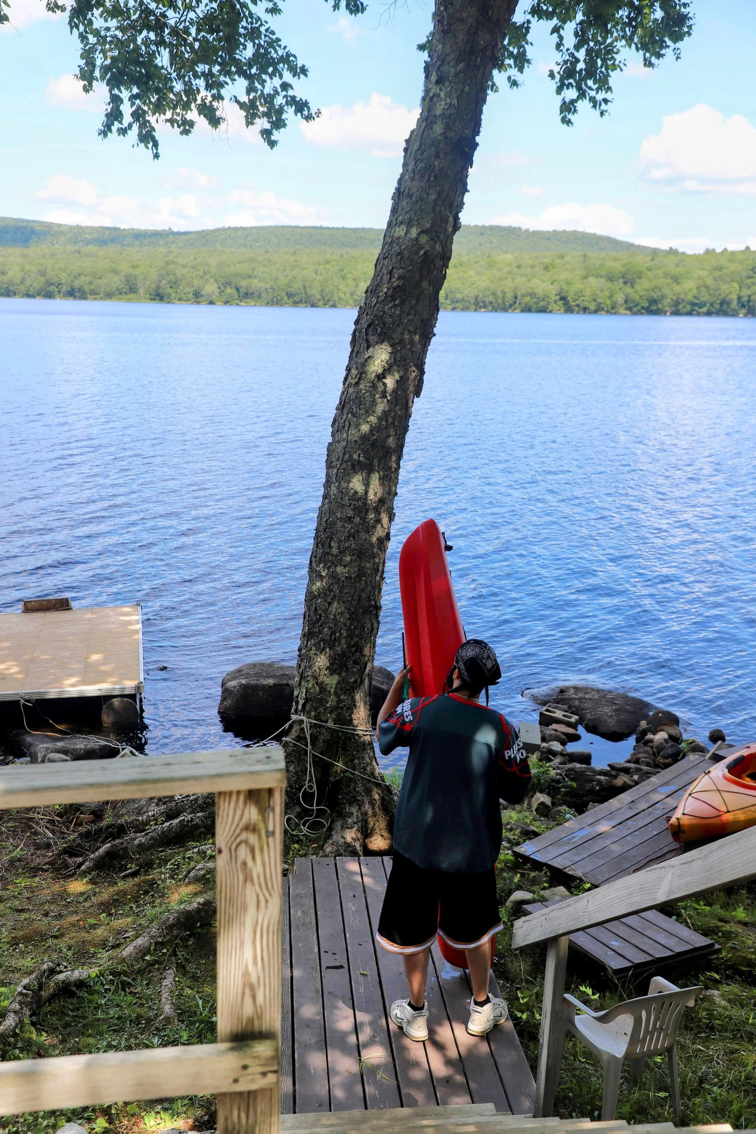 Hakim and kayaks.jpg