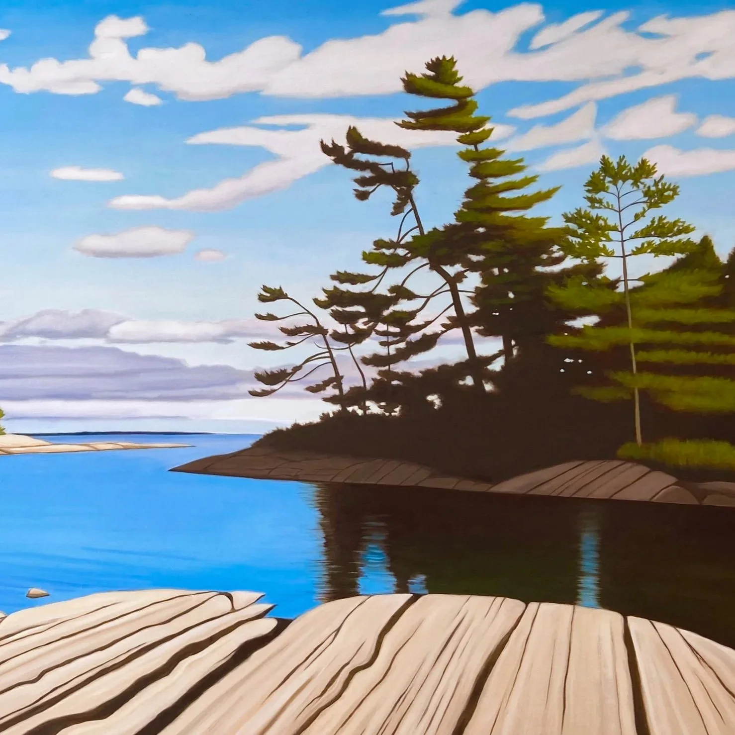 Franklin Island Point - 36x60"