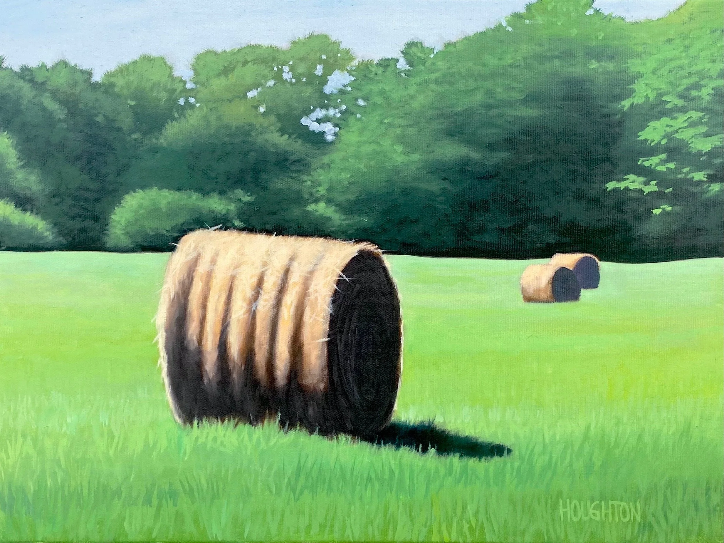 Bales - 12x16"